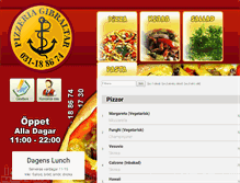 Tablet Screenshot of pizzeriagibraltar.com